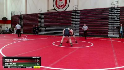 184 lbs Cons. Semi - Andrew Zinn, Pacific (OR) vs Trey Munn, Umpqua Community College