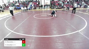 157 lbs Final - Kaelib Reynolds, Greater Lawrence vs Harith Alsultani, West Springfield