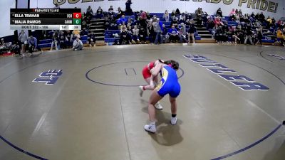 106 lbs 3rd Place Match - Ella Trahan, Fort Cherry Hs vs Malia Ramos, Cannon McMillan