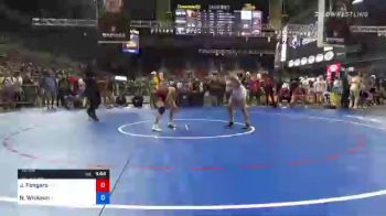 127 lbs Consi Of 8 #1 - Julia Fongaro, New Jersey vs Netavia Wickson, Illinois