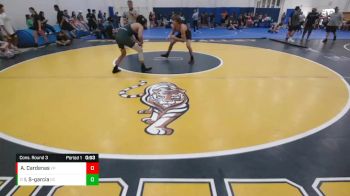 132 lbs Cons. Round 3 - Isaac Skelley-garcia, Ground Creatures vs Andrsyn Cardenas, Valiant Prep