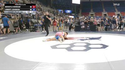 130 lbs Champ. Rd Of 128 - Mckayla Bonham, OR vs Liberty Johnson, OH