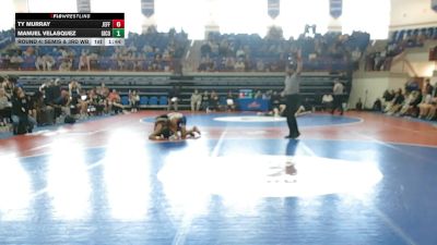 132 lbs Round 4: Semis & 3rd Wb - Ty Murray, Jefferson vs Manuel Velasquez, Gilmer County
