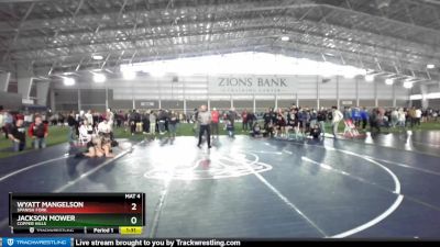 150 lbs Cons. Round 4 - Wyatt Mangelson, Spanish Fork vs Jackson Mower, Copper Hills