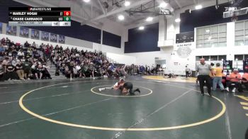 120 lbs Cons. Round 1 - Marley Hogai, El Toro vs Chase Carrasco, Lakeside