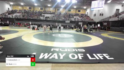 165 lbs Round Of 32 - Tanner Casaubon, Liberty Christian School vs Bo Sulc, Gonzaga College High School