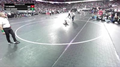 D3-144 lbs Semifinal - Ty Dennee, Crandon vs Gabe Gerber, Ladysmith