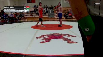 165 lbs Finals (2 Team) - Beckett Bennett, Basehor-Linwood HS vs Jaxson Smith, Hill City HS