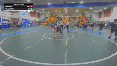 106 lbs Cons. Round 4 - Max Fate, Edison vs Javi Tapia, Warren