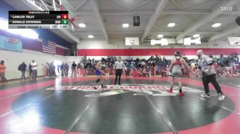 Boys 152 lbs Cons. Round 2 - Ronald Downing, Shasta Boys vs Carlos Telly, Las Plumas Boys
