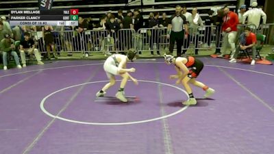 91 lbs Consi Of 16 #2 - Dylan Mellage, Yale Street vs Parker Clancy, Gentile Trained