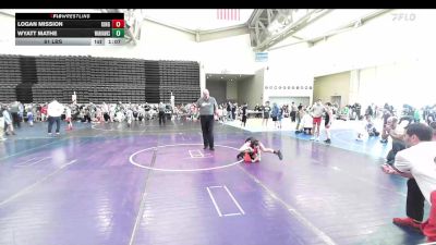 61 lbs Rr Rnd 6 - Logan Mission, Kingsway K-6 vs Wyatt Mathe, Warhawks Wrestling Inc. ES-CL