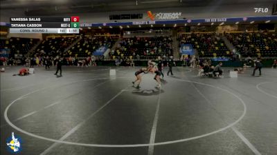 115 lbs Cons. Round 3 - Vanessa Salas, New Hampton vs Tatiana Casson, Omaha Westside Girls