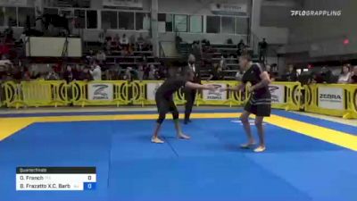 Omar French vs Bruno Frazatto X.C. Barbosa 2021 Pan IBJJF Jiu-Jitsu No-Gi Championship