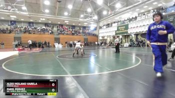 144 lbs Cons. Round 1 - Aldo Molano Varela, Mission Hills vs Faris Pervez, Del Norte (San Diego)