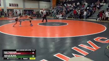 N-2 lbs Cons. Round 1 - Gatlin Blaha, Tiger Wrestling Club vs Dax Thomann, Hawkeye Wrestling Academy