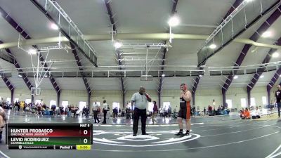 285 lbs Cons. Round 3 - Levid Rodriguez, Campbellsville vs Hunter Probasco, Ohio Northern Univerity