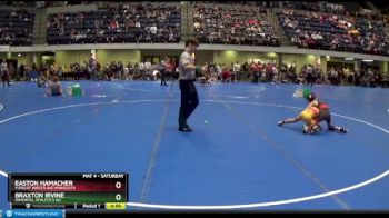 65 lbs Quarterfinal - Braxton Irvine, Immortal Athletics WC vs Easton Hamacher, Pursuit Wrestling Minnesota