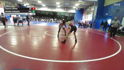 126 lbs Cons. Round 1 - Adolfo Ordaz, Artesia vs Arturo Rodarte, Katella
