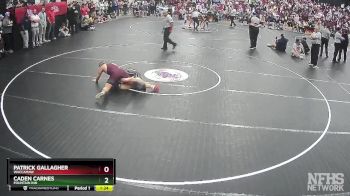 3A 157 lbs Semifinal - Caden Carnes, Fountain Inn vs Patrick Gallagher, Waccamaw