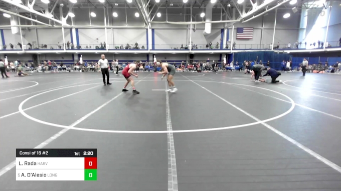 184 lbs Consi Of 16 #2 - Luke Rada, Harvard vs Anthony D'Alesio, Long ...