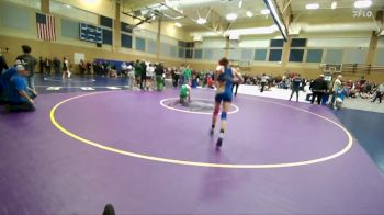 105lbs Champ. Round 3 - Khloe Denison, Tonasket (Girls) vs Kiya Roe, Rainier (Girls)