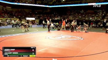 113 Class 2 lbs Quarterfinal - Jaden Crisp, Kirksville vs Zachary Green, Osage