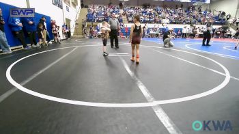 55 lbs Quarterfinal - Colt Watson, Warner Eagles Youth Wrestling vs Edwin Edwards, Jay Wrestling Club