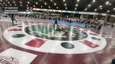80 lbs Cons. Round 4 - Royce Bachman, Belle Fourche Wrestling Club vs Jett Morehouse, Glasgow Wrestling Club