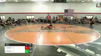 90 lbs Consi Of 4 - Joelan Coyer, Midwest Xtreme Wrestling vs Braydon Crow, Kodiak Attack