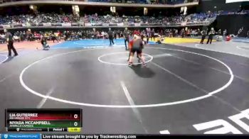 5A - 185 lbs Quarterfinal - Lia Gutierrez, Rio Grande City vs Niyasia McCampbell, Amarillo Caprock