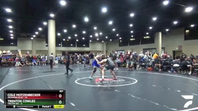 157 lbs Round 1 (32 Team) - Cole Motzenbecker, Assassins Blue vs Trenton Cowles, Trojan WA