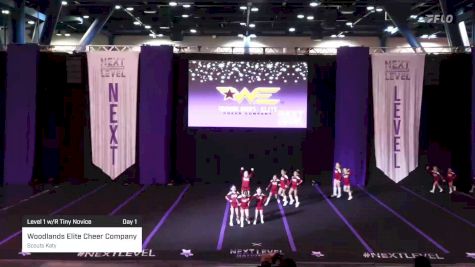 Woodlands Elite Cheer Company - Scouts Katy [2023 Level 1 w/R Tiny Novice Day 1] 2023 Next Level Nationals-Houston