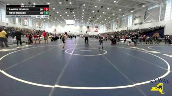 86 lbs 1st Place Match - Raygan Bennion, Olean Wrestling Club vs Piper Mosher, Saratoga Youth Wrestling