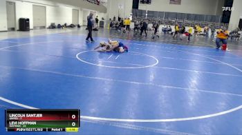 150 lbs Quarterfinals (8 Team) - Lincoln Santjer, UNITED vs Levi Hoffman, Hastings