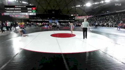 Boys 4A 144 lbs Cons. Round 4 - Orlando Garcia, West Valley (Yakima) vs Daeton Johnson, Chiawana