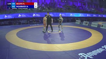 57 kg Qualif. - Ruslan Solovei, Ukraine vs Merey Bazarbayev, Kazakhstan