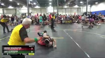75 lbs Round 1 (6 Team) - Adonis Washington, American Gladiators-Red vs Liam Schroeder, Untouchables Black