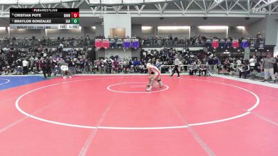 132 lbs Quarterfinal - Cristian Pote, Danbury vs Braylon Gonzalez, Xavier