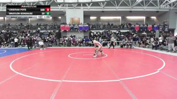 132 lbs Quarterfinal - Cristian Pote, Danbury vs Braylon Gonzalez, Xavier