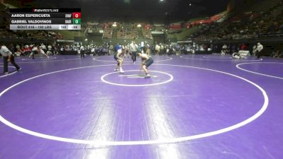 192 lbs Consi Of 16 #1 - Aaron Espericueta, Shafter vs Gabriel Valdovinos, Bakersfield