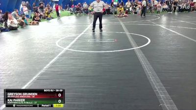 36-39 lbs Round 2 - Greyson Grunden, Relentless Wrestling vs Kai Parker, Northern Elite Pitbulls