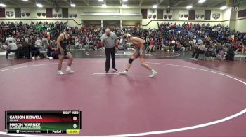 150 lbs Cons. Round 2 - Carson Kidwell, Solon vs Mason Warnke, Clarion-Goldfield-Dows