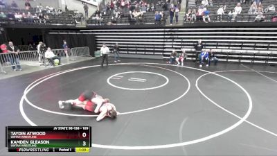 109 lbs 1st Place Match - Kamden Gleason, Uintah Wrestling vs Taydin Atwood, Uintah Wrestling