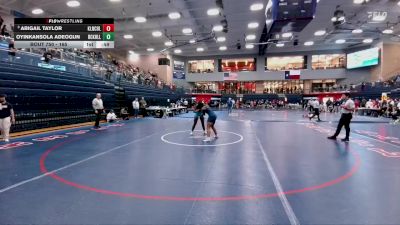 165 lbs Semifinal - Abigail Taylor, Klein Collins vs Oyinkansola Adeogun, Prosper Rock Hill