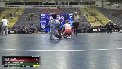 144 lbs Champ. Round 3 - Javin Jackson-Bey, Best Trained Wrestling vs Jake Miller, Broken Arrow Wrestling Club