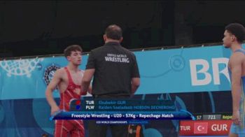 57 kg Repechage - Ebubekir Gur, Turkiye vs Raiden Hobson Decherong, Palau