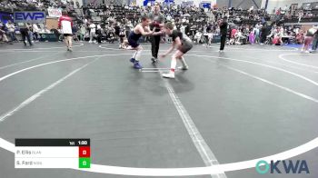 90 lbs Semifinal - Payton Ellis, Blanchard Wrestling Club vs Skielar Ford, Noble Takedown Club