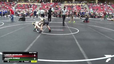 88 lbs Champ. Round 1 - Landon Nicholson, Lawrence Elite vs Jackson Dunkle, Phenom