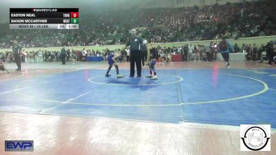 76 lbs Round Of 32 - Easton Neal, Tonkawa vs Daxon McCarther, Weatherford Youth Wrestling